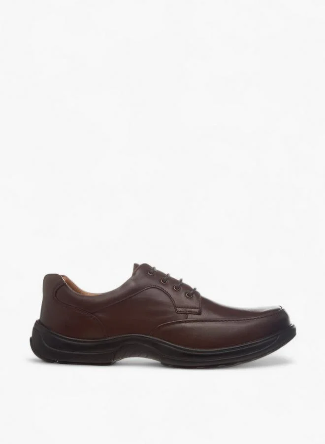 LBL by Shoexpress Solid Lace-Up Derby Shoes