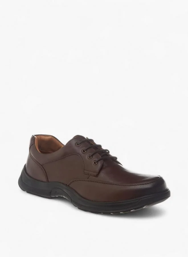 LBL by Shoexpress Solid Lace-Up Derby Shoes