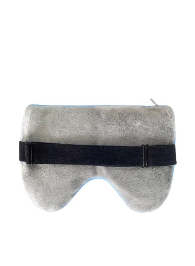 General Weighted Eye Mask for Dry Eyes Microwave Activated Heated Eye Masks for Dry Eyes Treatment Headache Moist Heat Warm Eye Compress with Glass Bead Adjustable Strap Dry Eye Therapy  - Image 4
