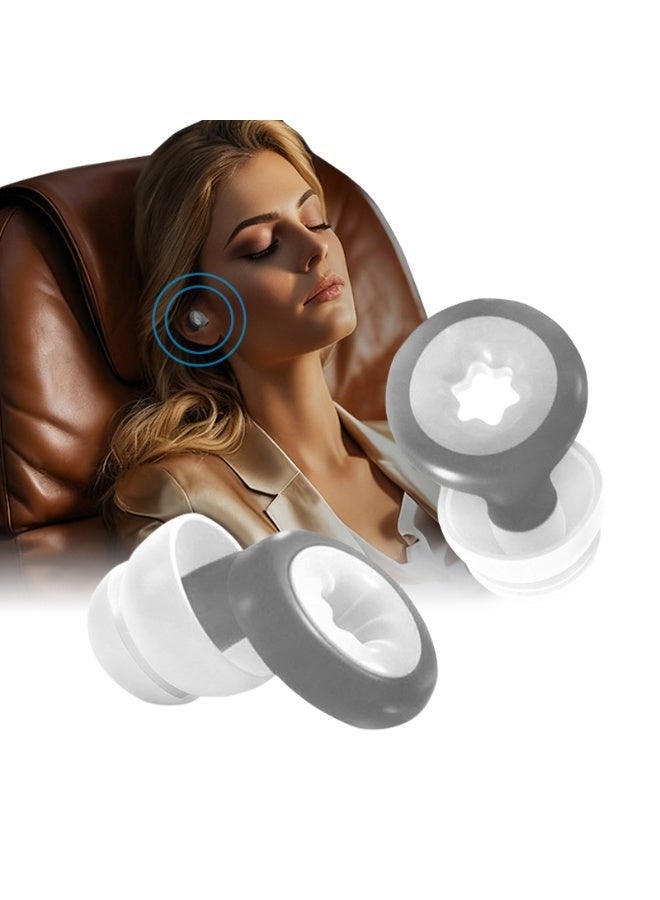 الأذانات المائية، الأذانات لتقليل الضوضاء، الأذانات من السيليكون الناعم القابلة لإعادة الاستخدام، أذانات للنوم والعمل والسباحة، أذانات مانعة للضوضاء ومكثفة للصوت للنوم - Image 1