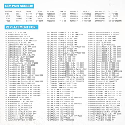 TAUTOY EGV589 EGR Valve EGR1273 For Chevy 1500 Astro Blazer Impala Express Silverado Tahoe,GMC K1500 Savana Sierra Yukon,Buick LeSabre Avenue Regal,Cadillac Deville Escalade,Isuzu Pontiac Olds - Image 5