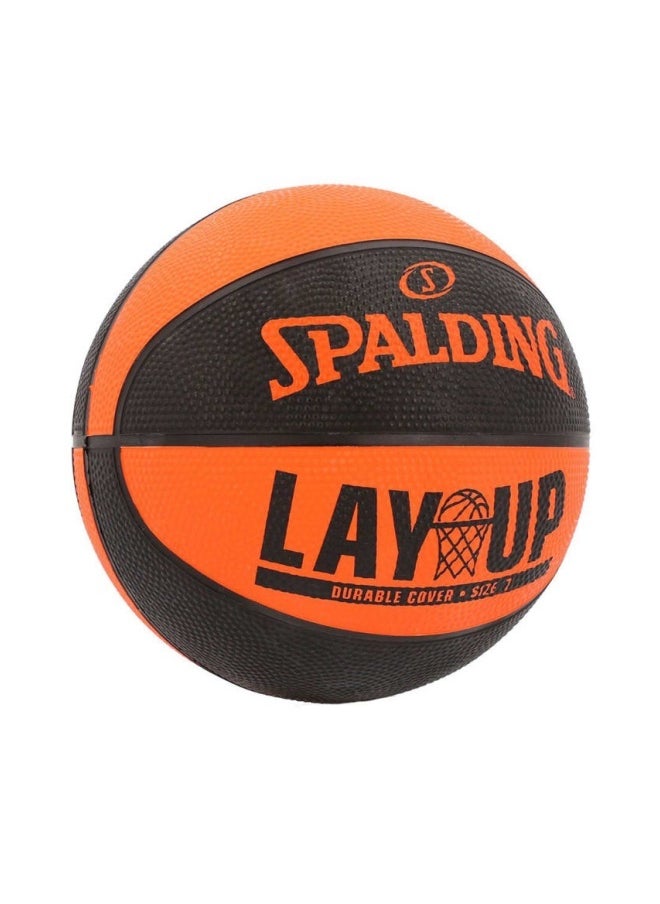 SPALDING كرة سلة سبالدينغ لايوب برتقالي/أسود مطاطية مقاس 7  - Image 2
