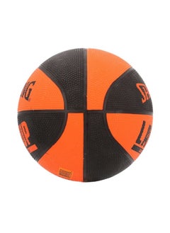 SPALDING Layup Orange/Black Rubber Basketball Sz7  - Image 3