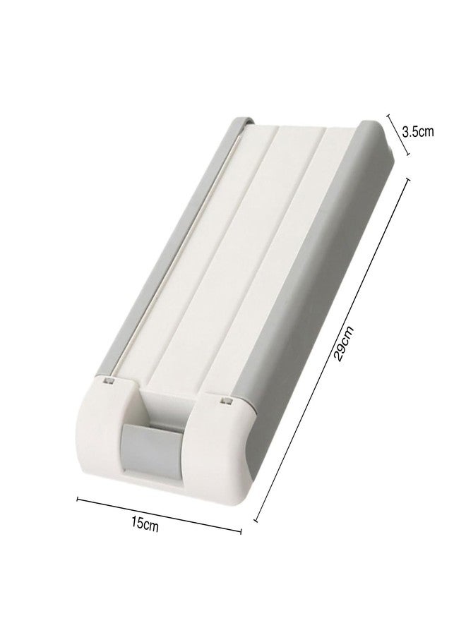 oddpod Under The Table Hidden Drawer/Plastic Desk Organiser For Home & Office - Grey, Stationary - Image 3