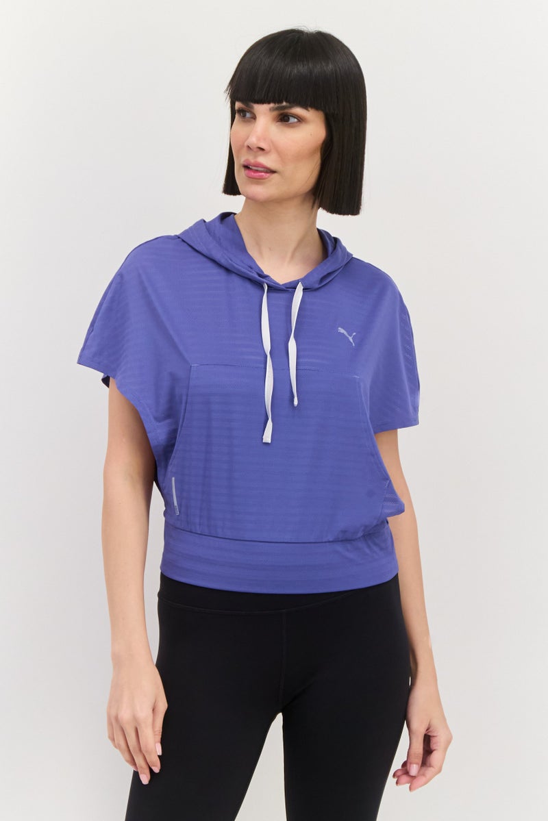 PUMA Women Sportswear Fit Long Sleeve Outdoor Hoodie, Tan - Image 1