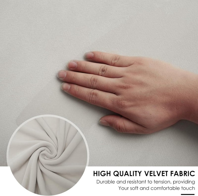 windforgecraft Office Chair Cover Pack Removable Washable Office Computer Chair Seat Covers Stretch Office Chair Cove Desk Rotating Chair Seat Slipcovers Protectors Anti-dust Desk (Tooth White) - Image 5