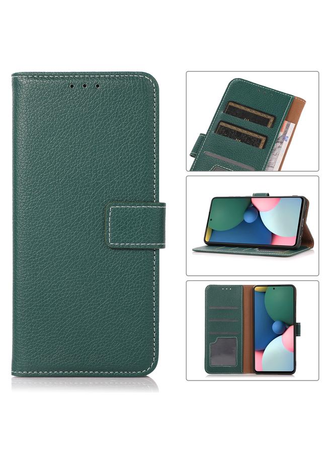 S-TOP Case For Nokia C21 Plus Litchi Texture PU + TPU Horizontal Flip Leather Case - Image 1