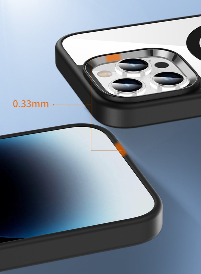 إكس ليفيل * غطاء لآي فون 16 برو ماكس ، متوافق مع ماغساف ، حماية عسكرية من الصدمات ، غطاء لآي فون 16 برو ماكس ( أسود ) - Image 5