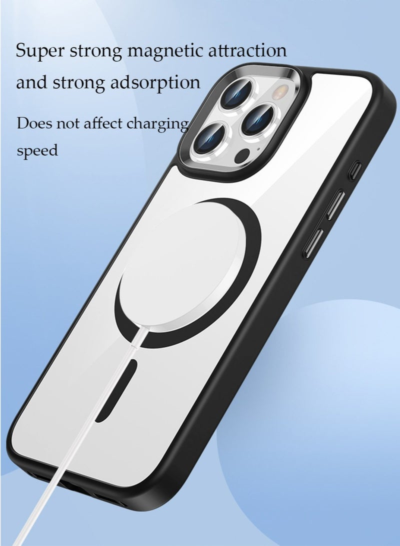 إكس ليفيل * غطاء لآي فون 16 برو ماكس ، متوافق مع ماغساف ، حماية عسكرية من الصدمات ، غطاء لآي فون 16 برو ماكس ( أسود ) - Image 2