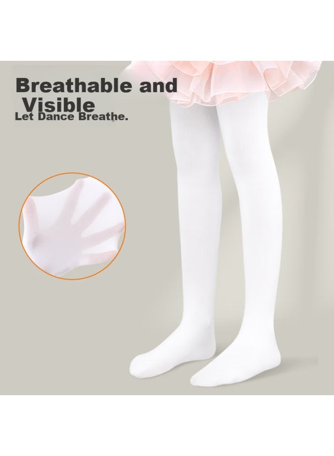 ZHIYOUBAN Zhiyouban Children's Dance Socks Summer Thin Leggings Girls White Silk Socks Spring And Autumn Practice Dance Special Bottom Socks  - Image 3