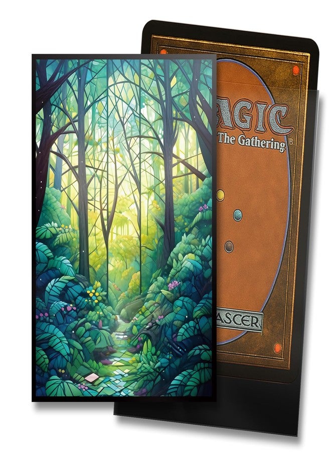 Kiiransr MTG Card Sleeves - Forest- Ultra Clear Front & Matte Finish Back, 100 Count Standard Size Matte Art Sleeve for Magic The Gathering - Image 2
