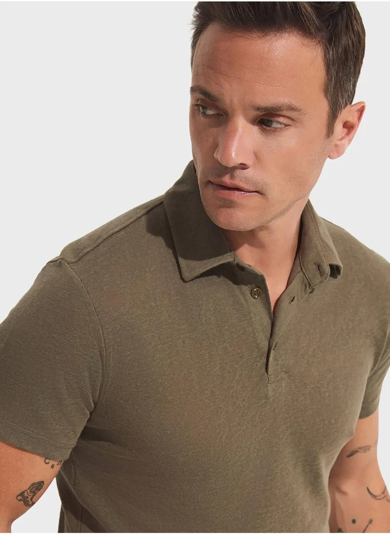 جون Essential Polo Shirt