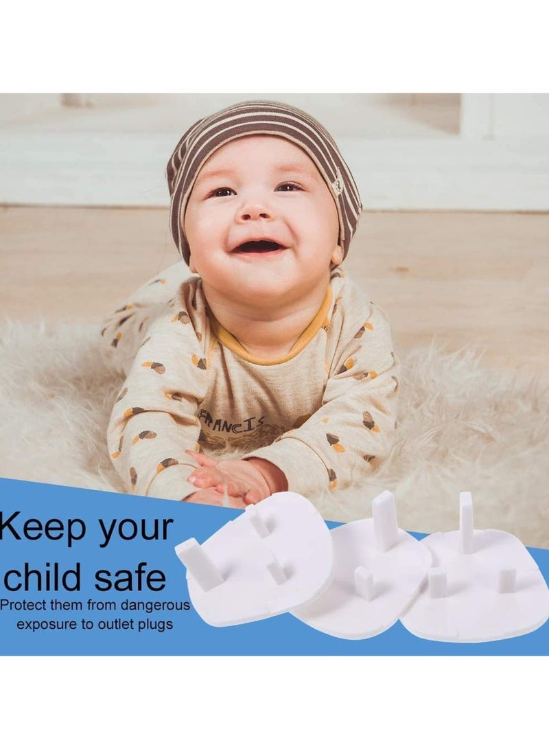 أوريتي 12 قطعة لكل حزمة أغطية قابس مقاومة للأطفال ، أغطية منفذ أبيض تغطي أغطية السلامة ، واقيات كهربائية لطفلك والأطفال في المنزل - Image 3