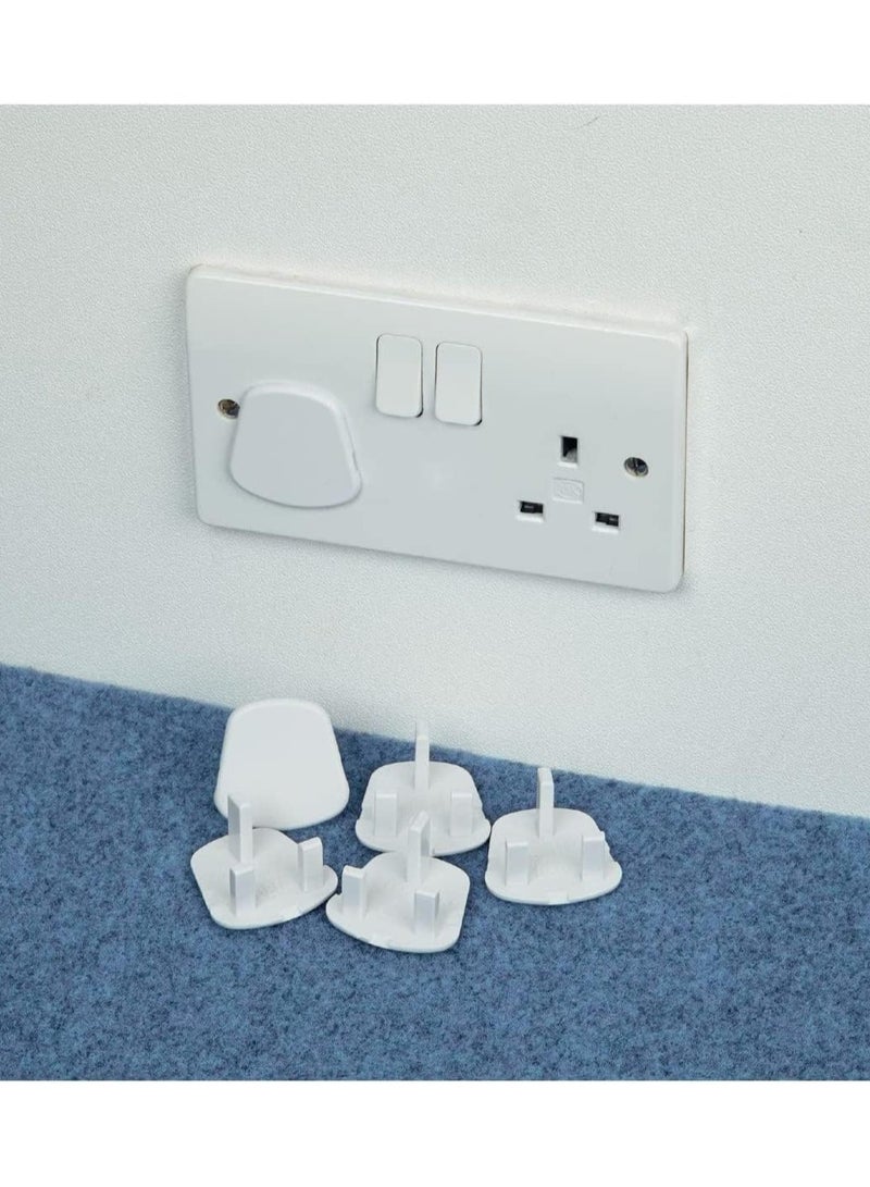 أوريتي 12 قطعة لكل حزمة أغطية قابس مقاومة للأطفال ، أغطية منفذ أبيض تغطي أغطية السلامة ، واقيات كهربائية لطفلك والأطفال في المنزل - Image 4