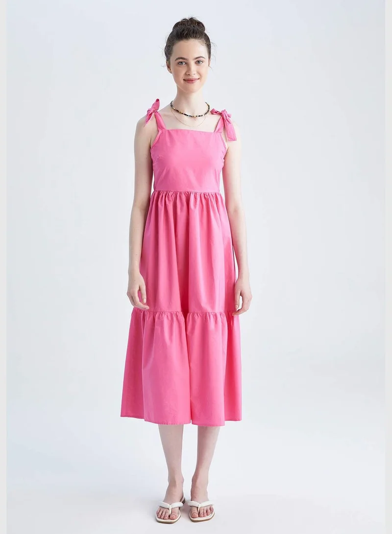 DeFacto Tiered Cotton Dress