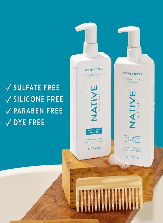 Native Ocean & Timber Shampoo and Conditioner Contain Naturally Derived Ingredients | All Hair Types, Color & Treated, Fine to Dry Damaged, Sulfate & Dye Free - 2-Pack - Image 3