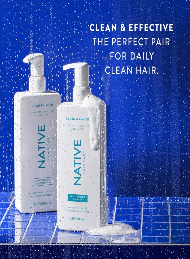 Native Ocean & Timber Shampoo and Conditioner Contain Naturally Derived Ingredients | All Hair Types, Color & Treated, Fine to Dry Damaged, Sulfate & Dye Free - 2-Pack - Image 4
