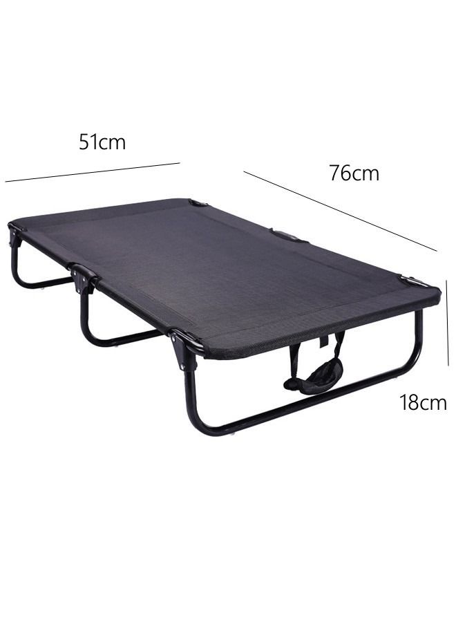 DUNISO Outdoor Elevated Dog Bed Pet Dog Beds for Extra Large Medium Small Dogs - Portable Dog Cot for Camping or Beach Durable Fall Frame Raised Dog Bed with Breathable Mesh - Image 2