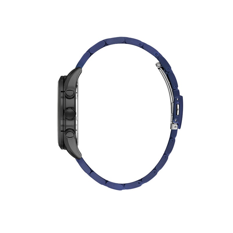 DANIEL KLEIN Exclusive Blue Stainless Steel Watch for Men DK.1.14213-5 - Image 2