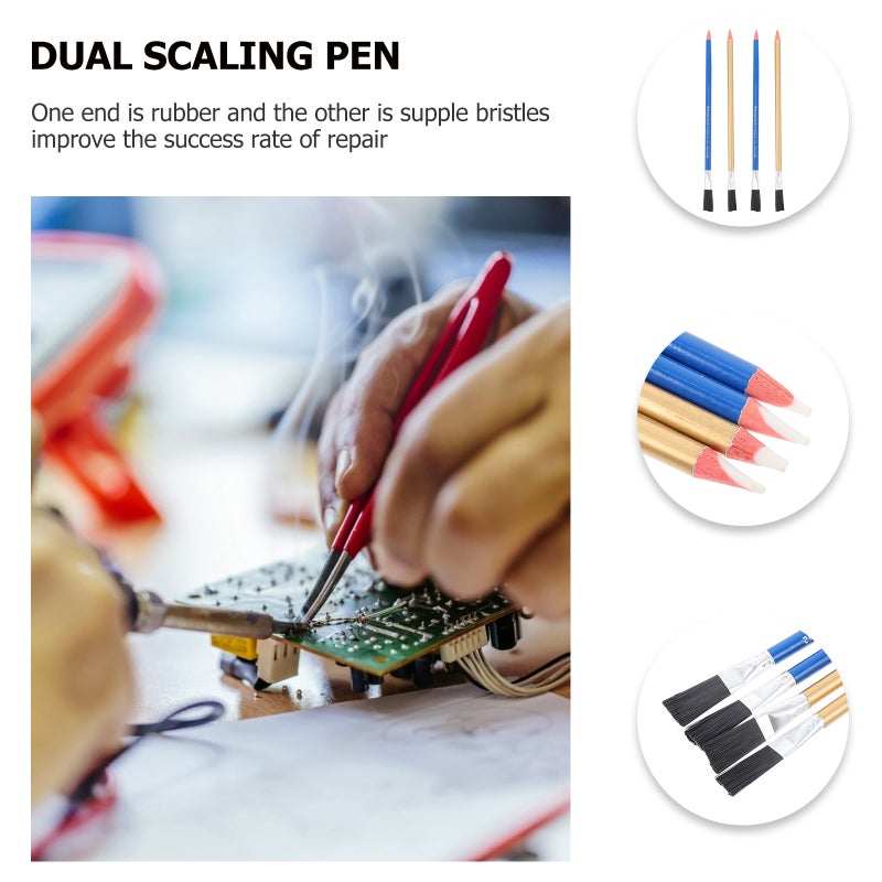 4pcs Derusting Pen Derusting Cleaning Pen Brush for Circuit Board Repair - Image 4