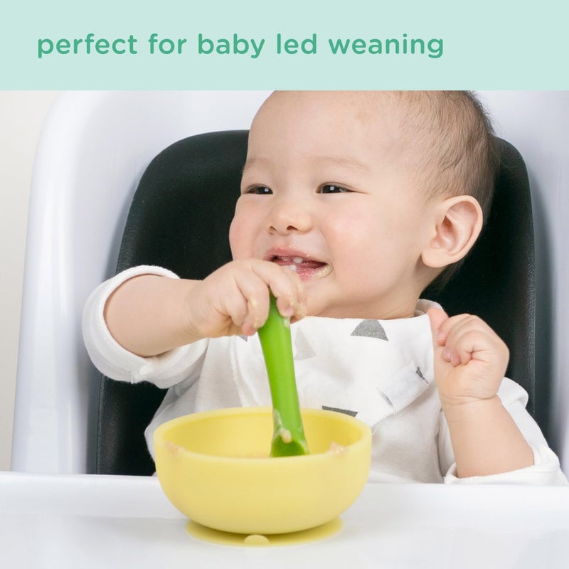 Olababy 100% Silicone Suction Bowl with Lid for Independent Feeding | First Stage Self Feeding Essential for Toddlers and Kids| Baby Led Weaning Snack Feeder | Food Container and Storage | - Image 4