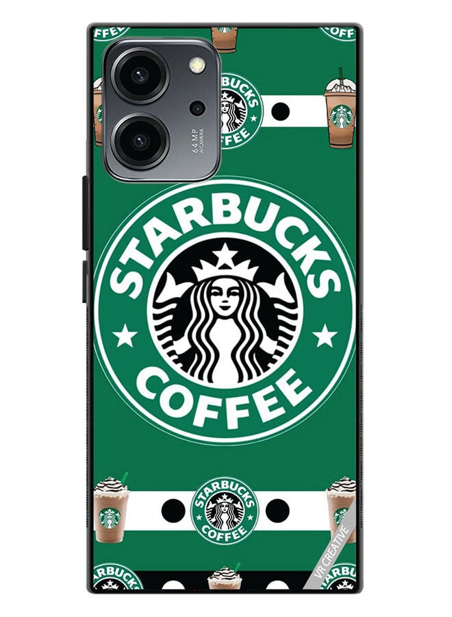 VR CREATIVE Protective Case Cover For Honor 80 SE Starbucks 4 Design Multicolour - Image 1