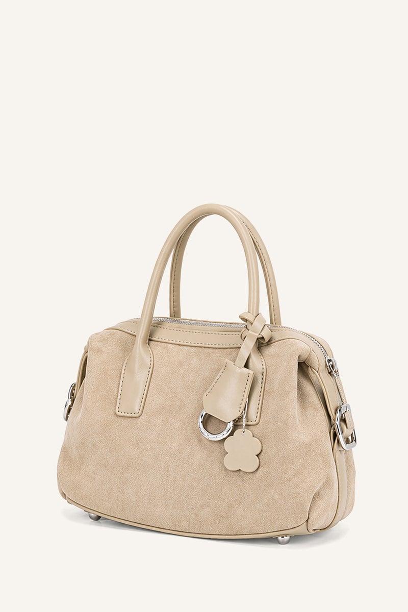 DeFacto Beige Woman Woman Suede Shoulder Bag Casual - Image 2