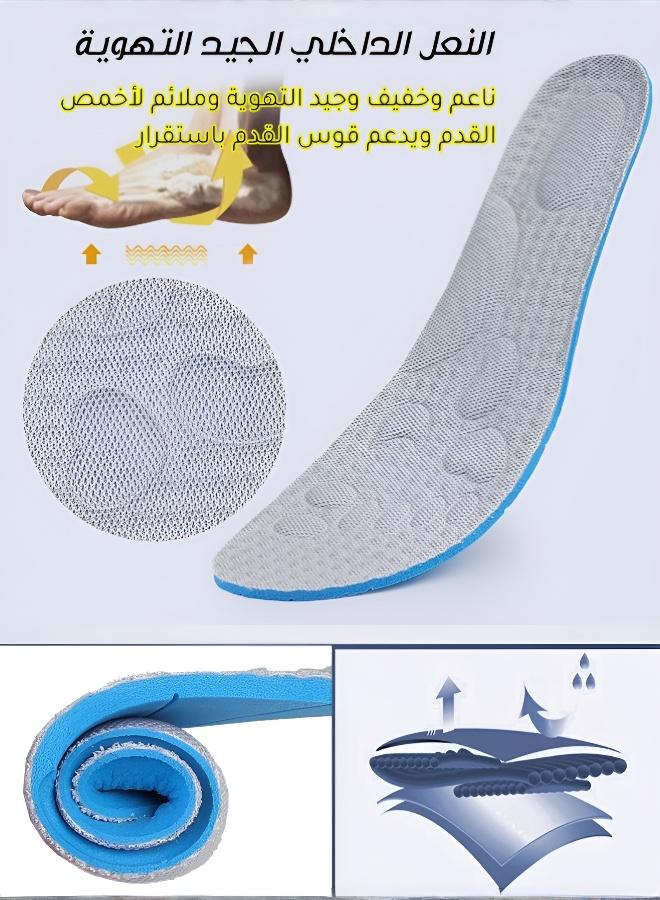 صندل بنعل سميك وشبكة مفتوحة، سهل الارتداء والخلع صندل مسامي مق مع نعل مضاد للانزلاق للعناية بالقدمين، مريح ومناسب للمقاسات الكبيرة، صندل رياضي - Image 5