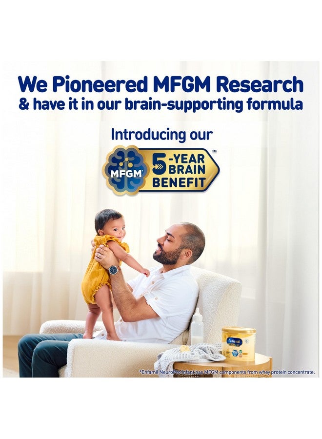 Enfamil NeuroPro Baby Formula, MFGM* 5-Year Benefit, Expert-Recommended Brain-Building Omega-3 DHA, Exclusive Immune Supporting HuMO6 Blend, Infant Formula Powder, Baby Milk, 28.3 Oz - Image 2