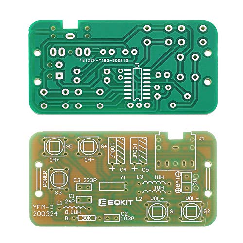 IS DIY Radio Kit, Icstation FM Radio Kit 76MHZ-108MHZ Soldering Project Radio Module DIY Kits Electronic Solder Practice Kit for Back to School STEM Labs Physics Science Educational - Image 3