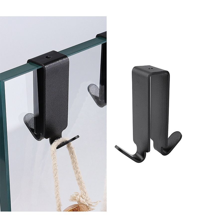Rose Golden Heavy Duty Shower Door Hooks Adhesive No Drill Hold Towels - Image 4