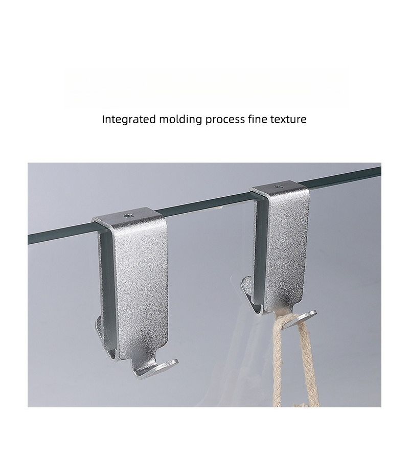 Rose Golden Heavy Duty Shower Door Hooks Adhesive No Drill Hold Towels - Image 5