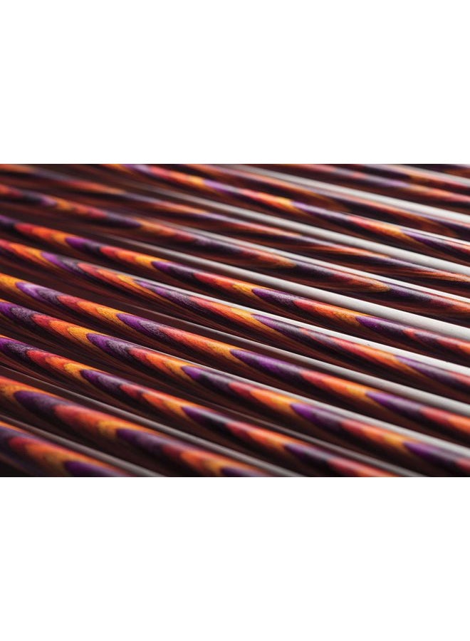 KnitPicks Options 2-3/4" Short Tip Interchangeable Wood Knitting Needle Set (Radiant) - Image 2