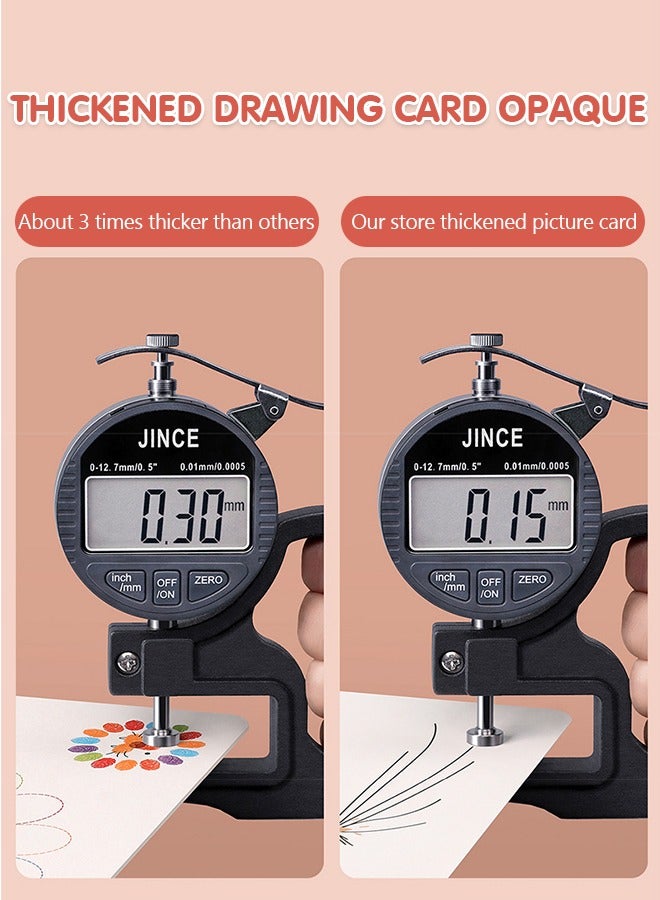 GROIC Funny Finger Painting Kit for Kids, 24 Colors Washable & Non-Toxic Finger Drawing Toys and Picture Album Educational Tool Kit for DIY Craft - Image 5