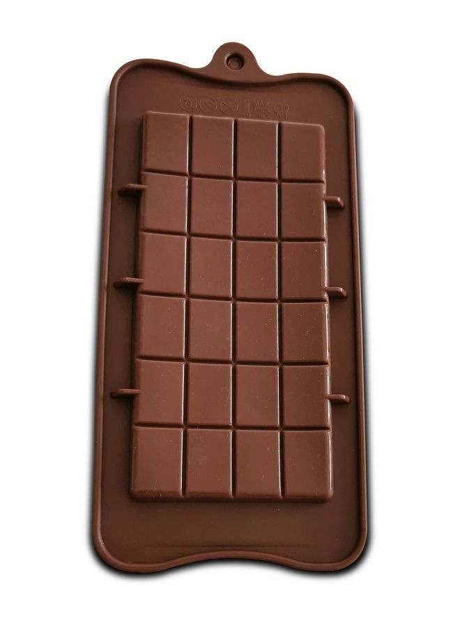 24 Cavity Cake Bakeware Kitchen Baking Tool Silicone Chocolate Mold  - Image 1