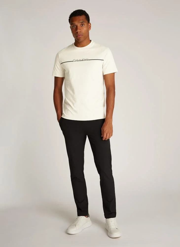 CALVIN KLEIN Logo Crew Neck T-Shirt