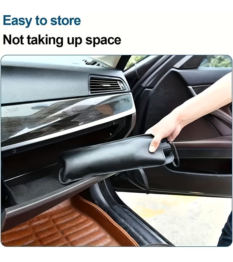 2026 Painted Silvery Car Sunshade Front Windshield Sun Protection Heat Insulation Visor - Image 4