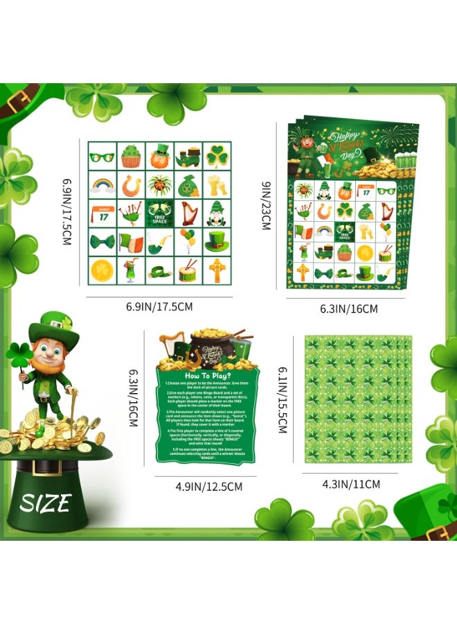 FRUITFUL PARTY 37pcs St Patrick's Day Bingo Cards for Irish Themed Party Games, St Patricks Day Bingo Cards for St Patricks Day Games St Patricks Day Decorations Saint Patricks Day Decorations - Image 2