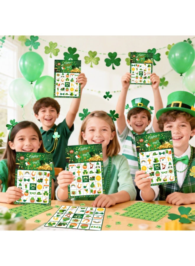 FRUITFUL PARTY 37pcs St Patrick's Day Bingo Cards for Irish Themed Party Games, St Patricks Day Bingo Cards for St Patricks Day Games St Patricks Day Decorations Saint Patricks Day Decorations - Image 4