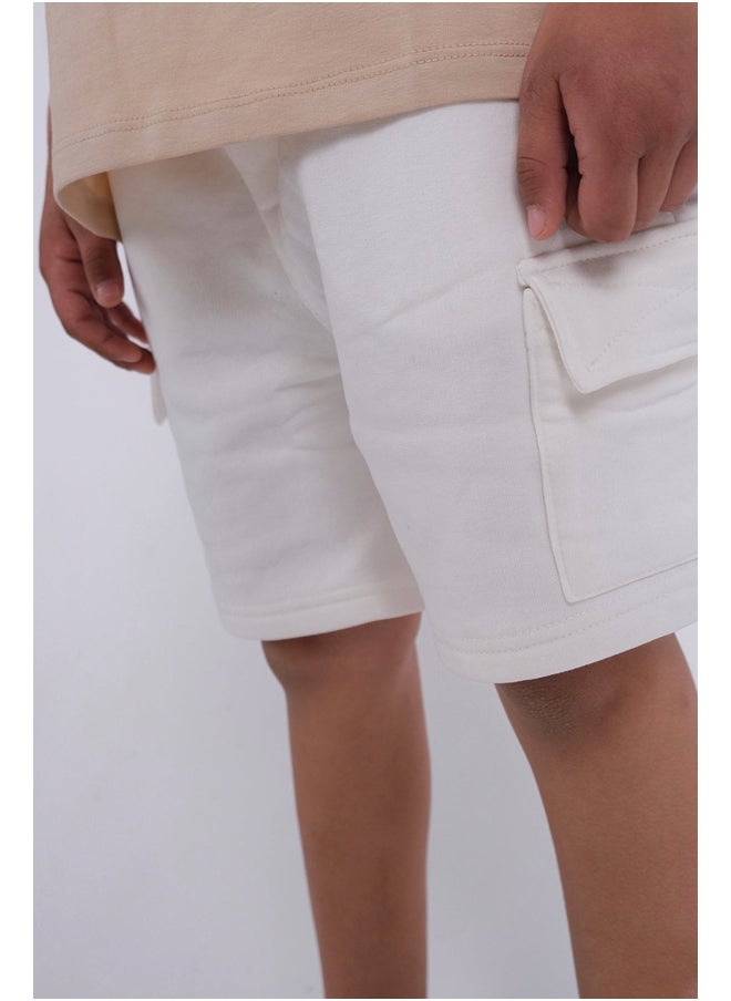 playmore - White Comfy Shorts - Image 1