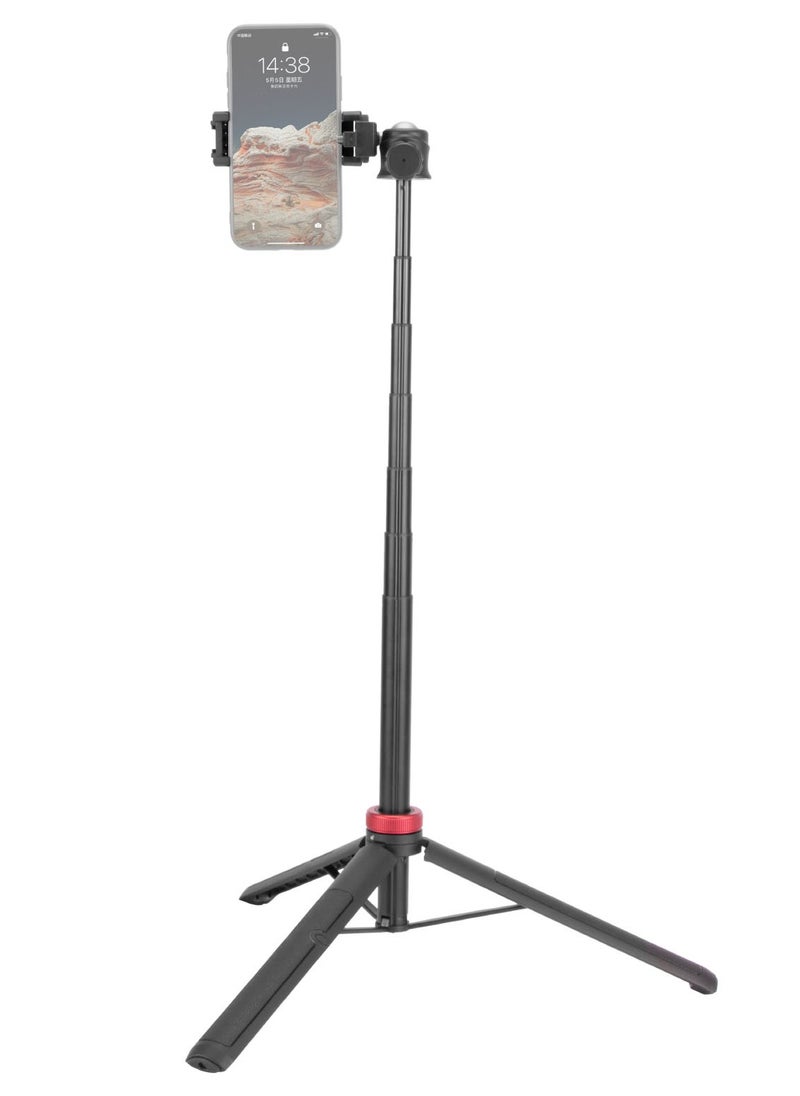 Coopic - MT-05 Extendable Mini Vlog Tripod Flexible Portable Selfie Stick with 360° Rotatable Ball Head and Remote, Compatible with Smartphone and Action Cameras - Image 1