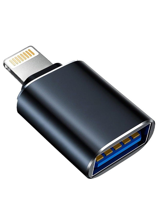 GUDOO Lightning Male to USB3.0 Female Adapter OTG Cable Portable USB Camera Adapter OTG Data Sync Cable for with iPhon iPd USB Flash Drive Card Reader Camera Mouse MIDI Keyboard  - Image 1