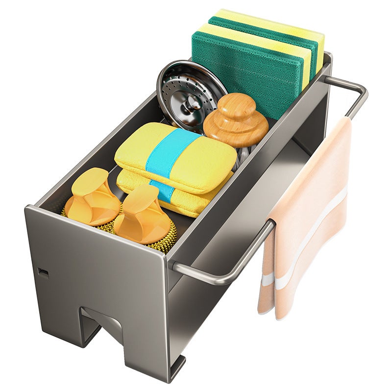 Carbon Steel Dish Drying Rack No-Drill for Kitchen - Image 5