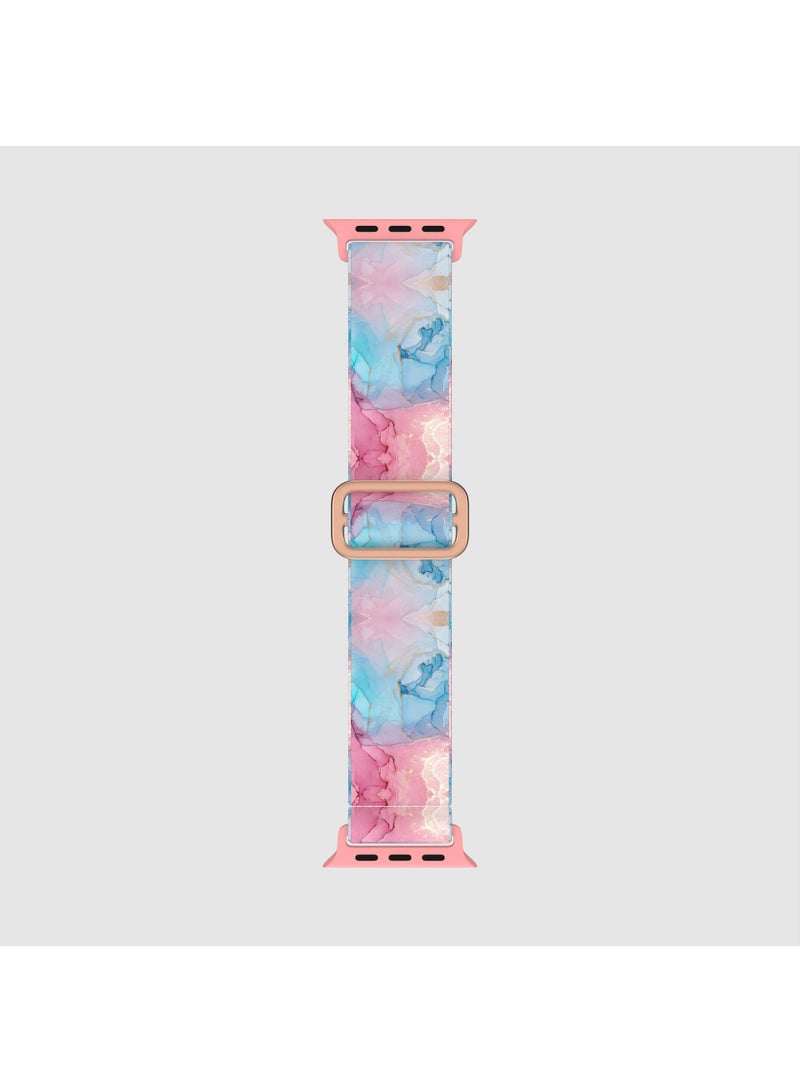 Y&D Applies To Iphone Watch 42/44/45/49mm Woven Nylon Plain Painted Strap  - Image 1