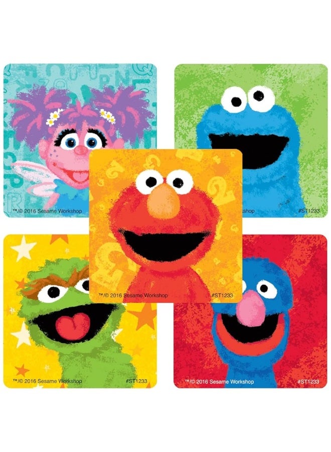 SmileMakers Sesame Street Chalk Stickers - Prizes and Giveaways - 100 Per Pack