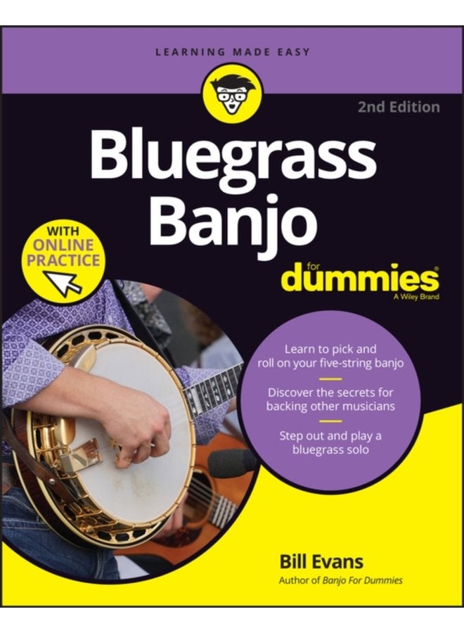 Bluegrass Banjo For Dummies Book Online Video Audio Instruction - Paperback
