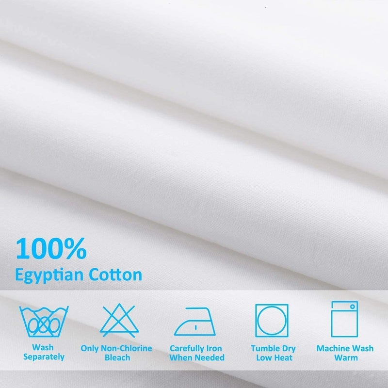 EASY BEDDING 2 Piece Contrast Pillow Cover Set 100 Egyptian Cotton Envelope Closure Pillow Cover 600 TC Super Soft Luxurious PillowTakiya Cover for BedWhiteTaupe Solid 18x 27 - Image 5