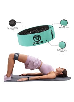 RIGID FITNESS Anti-Slip Hips bands for Women and Men, Exercises bands for Hips and Legs - Glutes bands for women – 3 Resistance Levels booty bands resistance for glutes and legs workout - Loops Bands  - Image 4