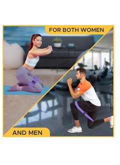 RIGID FITNESS Anti-Slip Hips bands for Women and Men, Exercises bands for Hips and Legs - Glutes bands for women – 3 Resistance Levels booty bands resistance for glutes and legs workout - Loops Bands  - Image 5