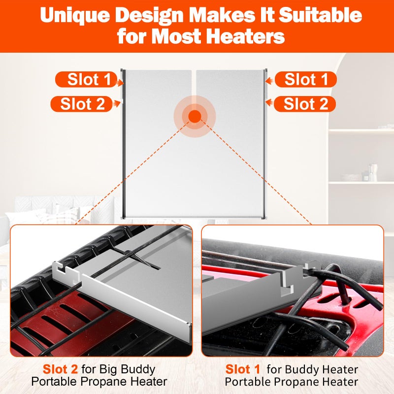 Jossacolar Wood Stove Fan For Propane Heater  Heat Powered Fireplace Fan Thermoelectric Thermal Fan With Bracket Being Fixed On Propane Heater  Camping/Picnics/Indoor Use - Image 2